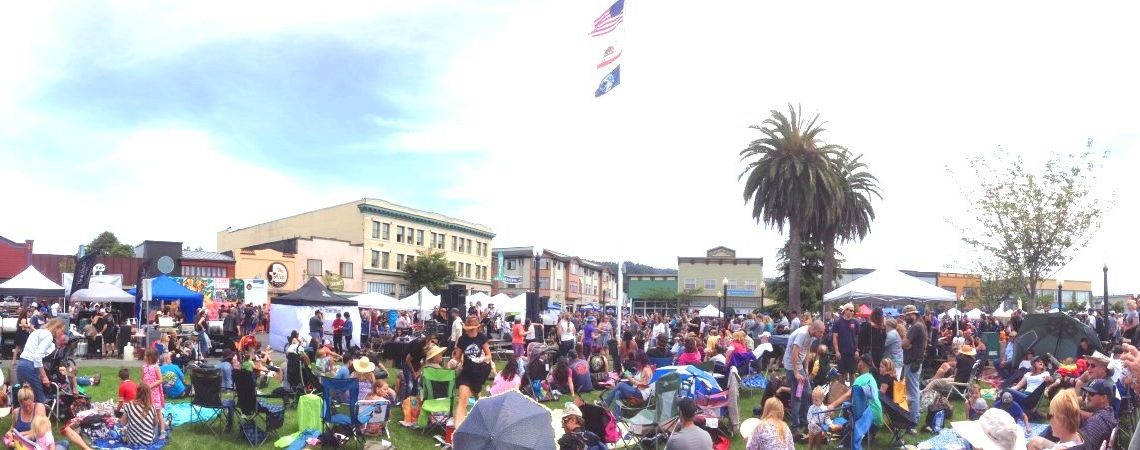 Arcata Bay Oyster Festival on Plaza