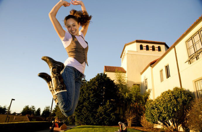 HSU Flickr, Jumping for Joy