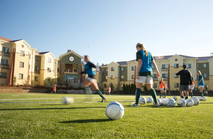 HSU Flickr, Women's Soccer Team Practice